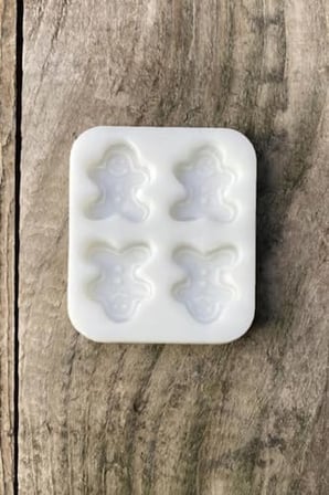 Ginger Bisküvi Mum Kalıbı (Silikon)