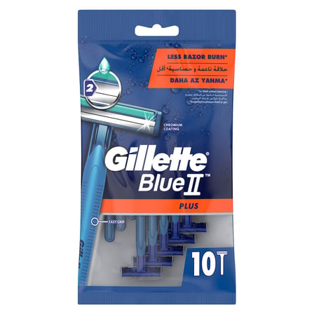 4 Adet Gillette Blue2 Plus Kullan At Tıraş Bıçağı 10 Adet