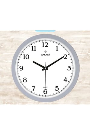 1964-g Premium Duvar Saati Gri 35 Cm