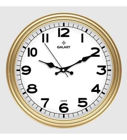 Galaxy Modern 200-A Gold Renk Duvar Saati 30 Cm Altın