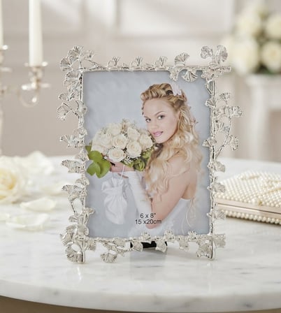 MORİVA HOME VİNTAGE DEKORATİF METAL RESİM ÇERÇEVESİ GÜMÜŞ BÜYÜK BOY