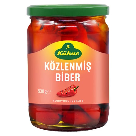 4 Adet Kühne Közlenmiş Kırmızı Biber