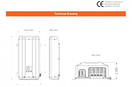 Whisper Power Supreme Redresör WBC Supreme 12V-100A