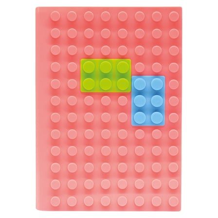 3 Adet MYNOTE A5 Silikon Kapaklı Defter Pembe