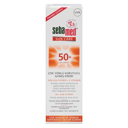 2 Adet Sebamed Sun Care Çok Yönlü Koruyucu Güneş Kremi SPF 50 75 ml