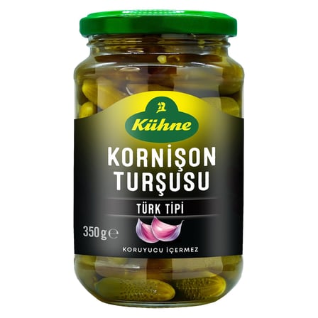 4 Adet Kühne Türk Tipi Kornişon Turşu 350 G