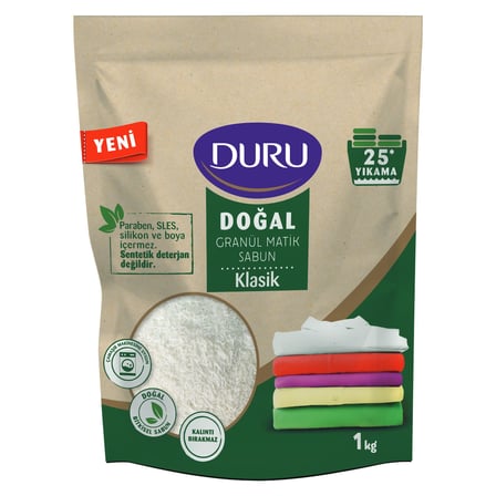 5 Adet Duru Granül Sabun Klasik 1 Kg