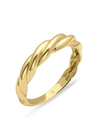 Taşsız Altın Burgu Yüzük