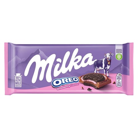 5 Adet Milka Oreo Sandwich Çilek Aromalı 92 g