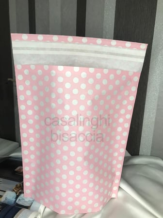 Mavi Beyaz Puantiyeli Hediye Torbası Bantlı Hediye Paketi Blue Gift Packet, Doğum Günü Parti 25x30 Cm - 2 Adet (Mavi)