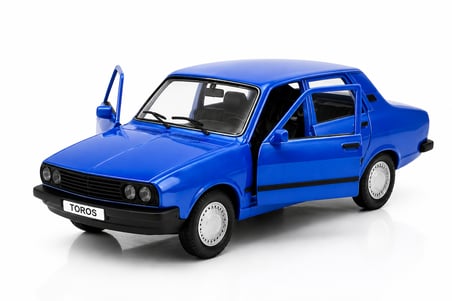 13 cm Toros Model Araba – Mavi Işıklı ve Sesli