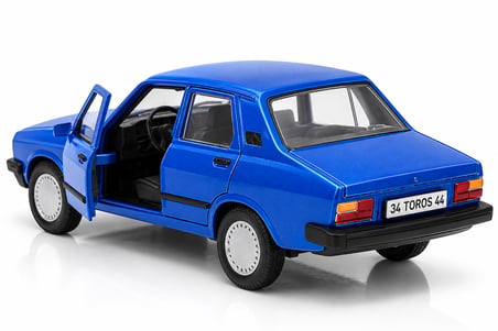 13 cm Toros Model Araba – Mavi Işıklı ve Sesli