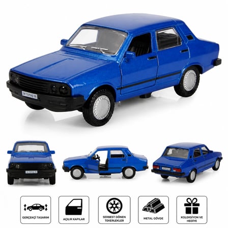 13 cm Toros Model Araba – Mavi Işıklı ve Sesli