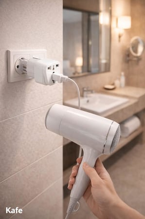 Universal Priz Adaptörü 2’li Set, Avrupa Tipi Fiş EU,Çoklu Girişli Seyahat Adaptörü, Tüm Ülkelerle Uyumlu, Kompakt Tasarım, Ev &amp; Ofis &amp; Seyahat İçin Uygun