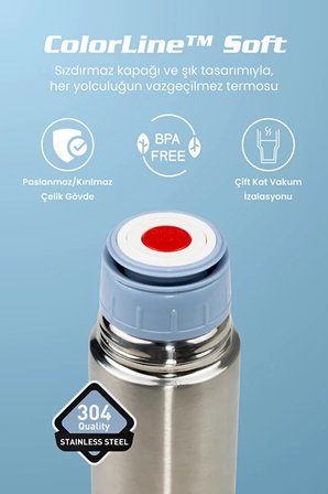 ColorLine Soft 750 ml Paslanmaz Çelik Termos CKR2002