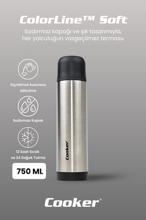 ColorLine Soft 750 ml Paslanmaz Çelik Termos CKR2002