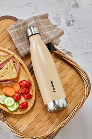 500 Ml Paslanmaz Çelik Çift Kat Termos ( Çay Kahve Piknik Kamp Outdoor Ofis Otel Kafe Okul )