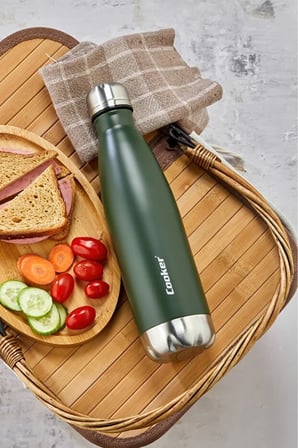 500 Ml Paslanmaz Çelik Çift Kat Termos ( Çay Kahve Piknik Kamp Outdoor Ofis Otel Kafe Okul )