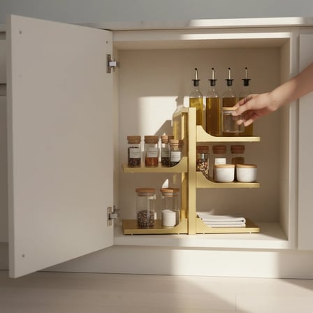 Hamton VersaShelf Duo 35 – Dolap İçi Organizer Raf Antrasit Gri - 350 cm Kompakt