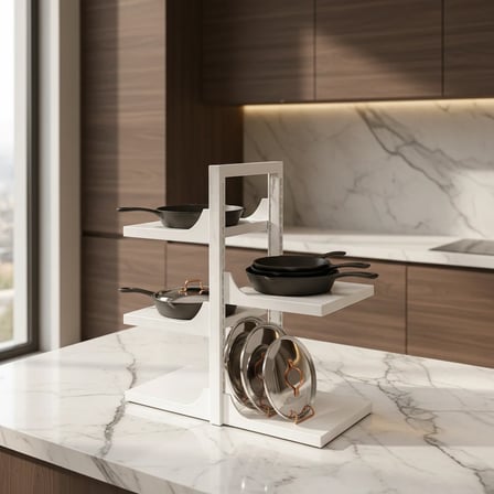 Hamton VersaShelf Duo 35 – Dolap İçi Organizer Raf Siyah - 350 cm Kompakt