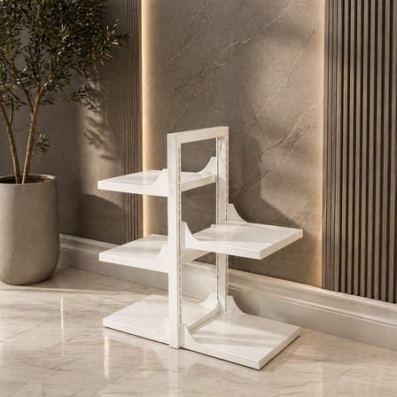 Hamton VersaShelf ShoeRack - Metal Ayakkabılık Raf Beyaz - 350 cm Kompakt
