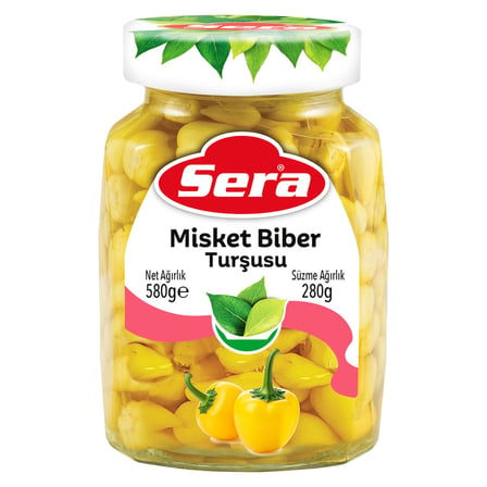 3 Adet Sera Misket Biber Turşusu 580 G