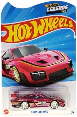 Porsche 935 JCB37 Legends Tour Short Card Spectraflame Pink Protector Case Mattel 2025 1:64