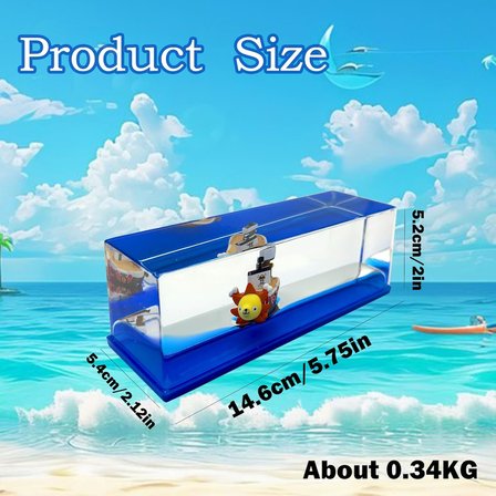 One Piece Thousand Sunny Gemi, Batmaz Korsan Gemisi, Yolcu Gemisi Sıvı Drift Şişesi, Cruise Ship, Merch, Araba ve Masa Dekorasyonu için, Hayranlar için