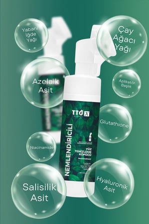 TTO -X Nemlendirici Yüz Köpüğü 200 Ml – Lansman Fiyatı