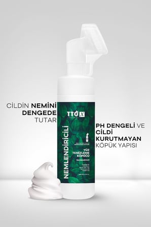 TTO -X Nemlendirici Yüz Köpüğü 200 Ml – Lansman Fiyatı