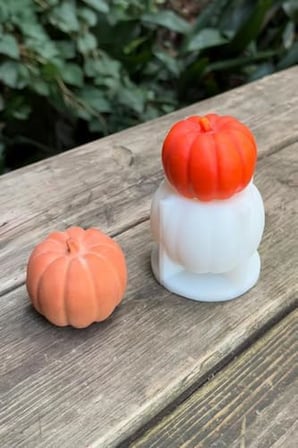 Pumpkin Orta Boy Mum Kalıbı (Silikon)