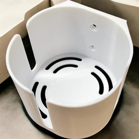 Deco M4 ve E4 Uyumlu Duvar Askı Standı - Beyaz Mesh WiFi Montaj Aparatı