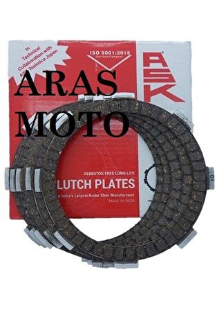 HONDA CBF 150 DEBRİYAJ BALATA SETİ TÜM YILLARA UYUMLU ASK MARKA - ARASMOTO