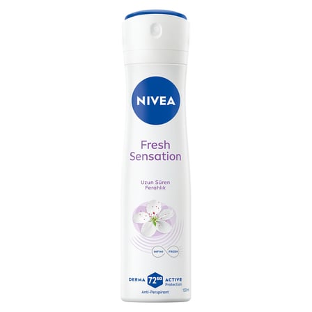 2 Adet Nivea Fresh Sensation Deodorant Sprey 250 Ml