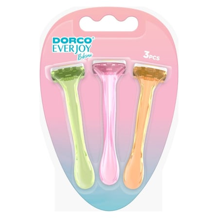 5 Adet Dorco Everjoy Shai Bikini Tek Bıçaklı Kullan At 3'lü