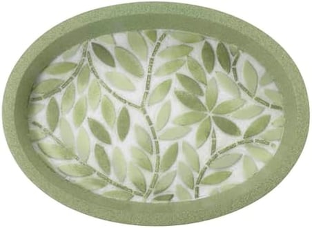 Avanti Linens - Sabunluk, Reçine Tezgah Aksesuarları, Misafir Banyosu Temelleri (Stratford Koleksiyonu, Yeşil)