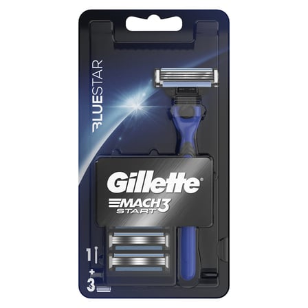 2 Adet Gillette Mach3 Start H+3 Blue Makine + 3 Yedek