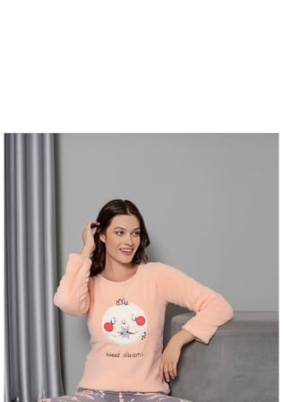 Wellsoft Cute Pijama Takımı Alt Üst