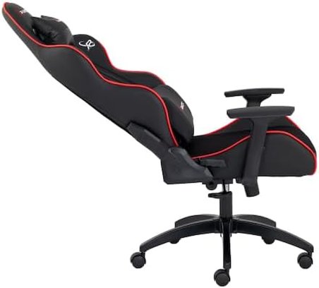 , PREMIO Serisi Profesyonel Oyuncu Koltuğu, Ergonomik Tasarım, 180 Derece Ayarlanabilir Sırt Açısı, Kaliteli Sünger, 130kg Taşıma Kapasiteli Oyuncu Sandalyesi (Extra Siyah)