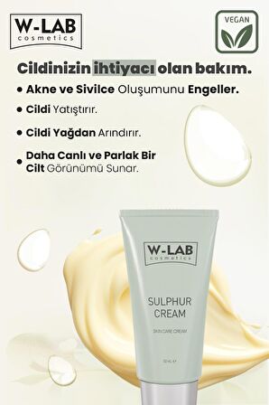 W-Lab Kükürt Kremi 50 ML