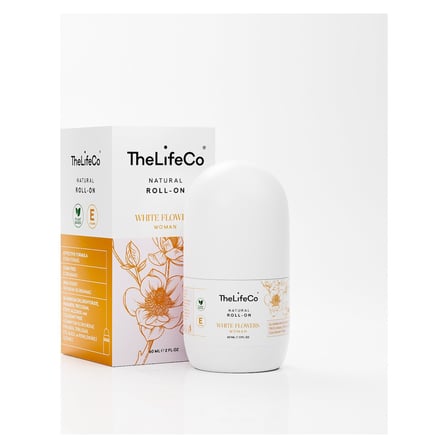 2 Adet The Lifeco Natural Roll-on Deo White Flowers 60Ml