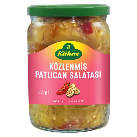 4 Adet Kühne Közlenmiş Patlıcan Salatası