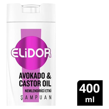 3 Adet Elidor Şampuan Avokado ve Castor Oil Nemlendirici Etki