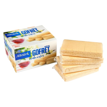 5 Adet Aktürk Vanilyalı Gofret 800 g