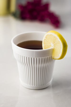 Akrilik Beyaz 6'lı Kısa Bardak & Su Meşrubat Kahve Yanı Bardağı 300 ml (Cam Değildir)