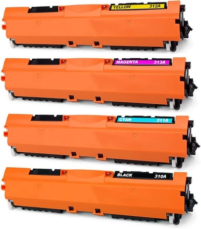Hp ile Uyumlu LaserJet Pro 100 Color MFP M175a Toner Takım Yüksek Kapasite Muadil 4 Renk