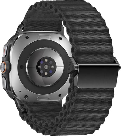 Samsung Galaxy Watch Ultra 47mm ile Uyumlu Delikli Model Trail Loop Yumuşak ve Hafif Kumaş Kordon