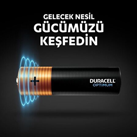 Duracell Optimum AA 6'lı Kalem Pil