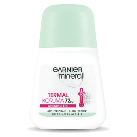 5 Adet Garnier Mineral Termal Koruma Roll-On Deodorant
