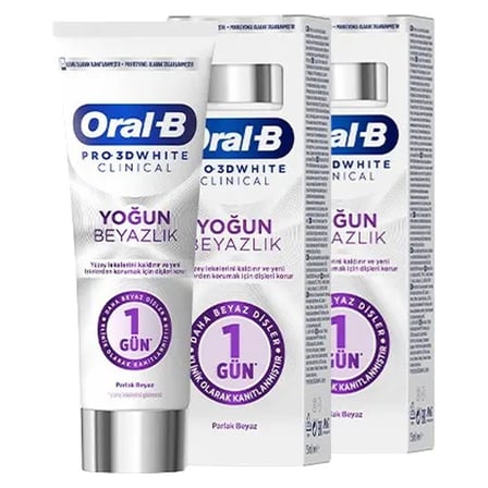 Oral-B Pro 3D White Clinical Yoğun Parlak Diş Macunu